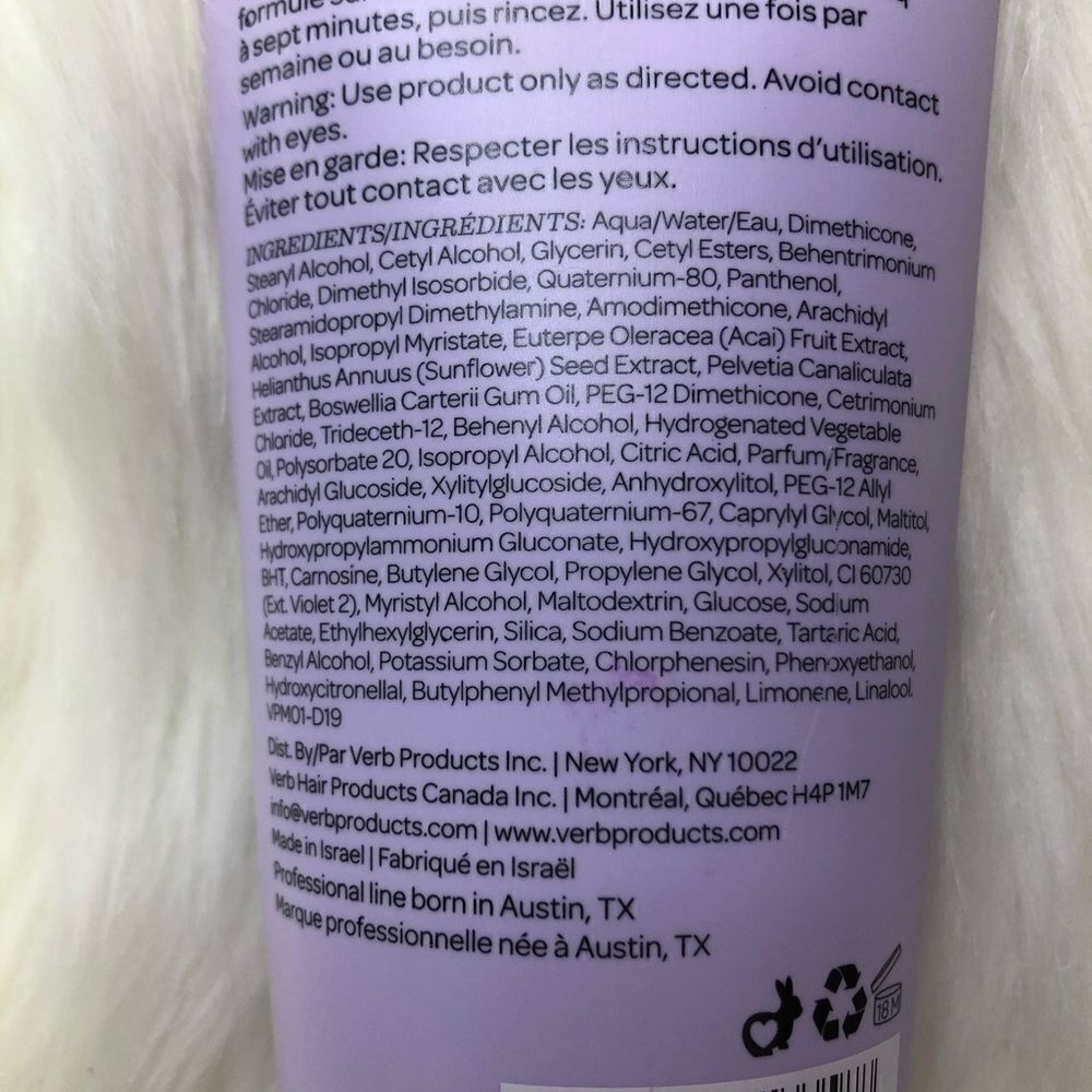 Verb Purple Toning Brightening Hydrating Mask 6.3 - Picture 4 of 5